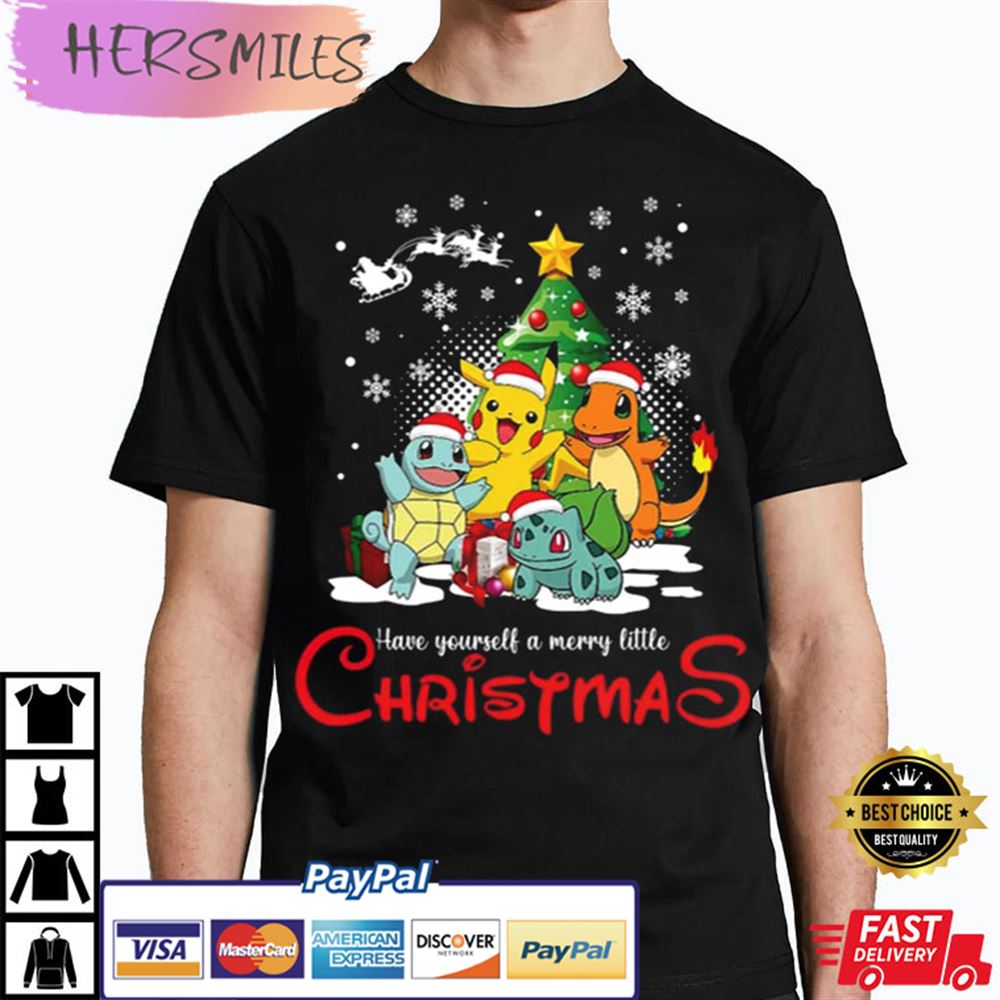 Pokemon Christmas, Have Yourself Best T-shirt Pokemon Christmas, Have Yourself Best T-shirt