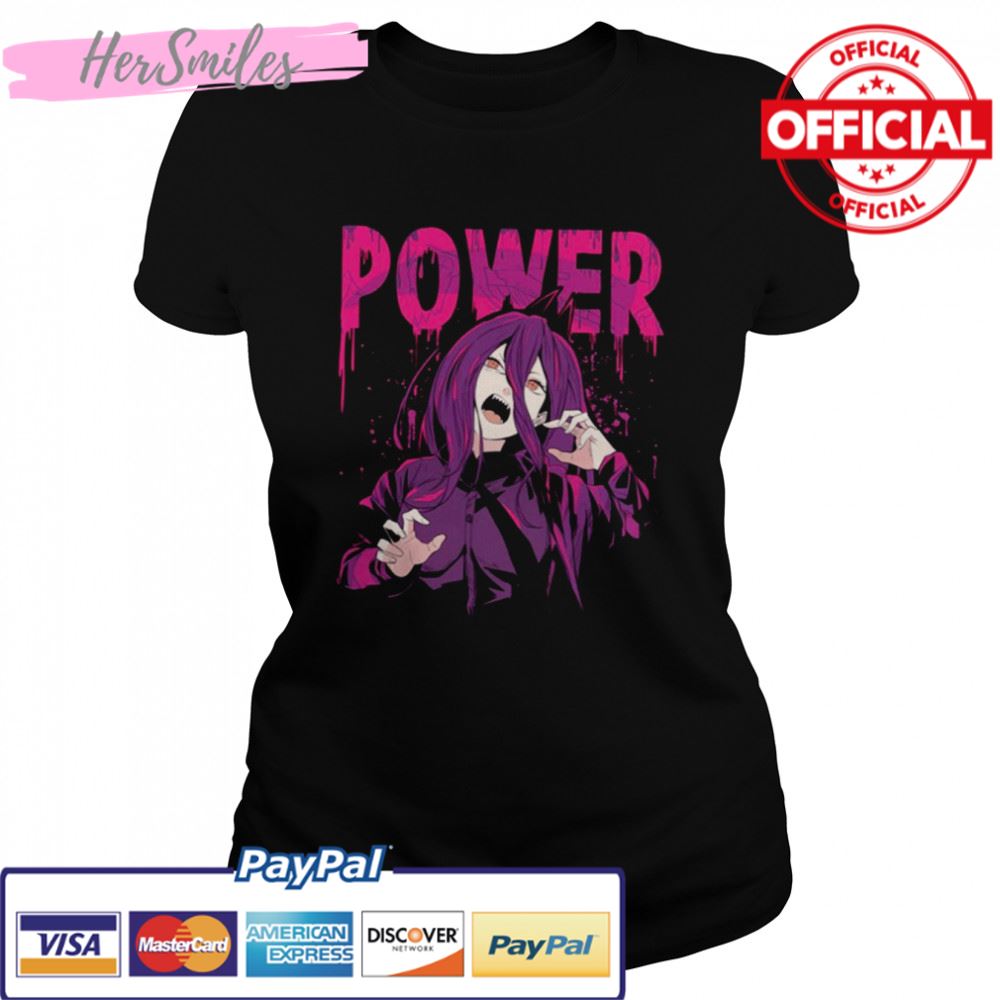 Power Devil Hunter Meowy Girl Chainsaw Man shirt