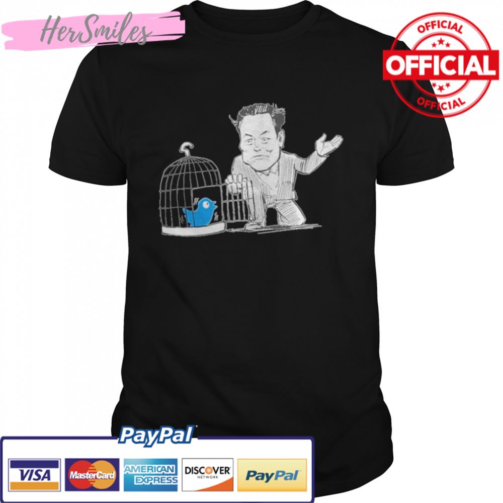 Premium elon Musk and Twitter the bird is free shirt