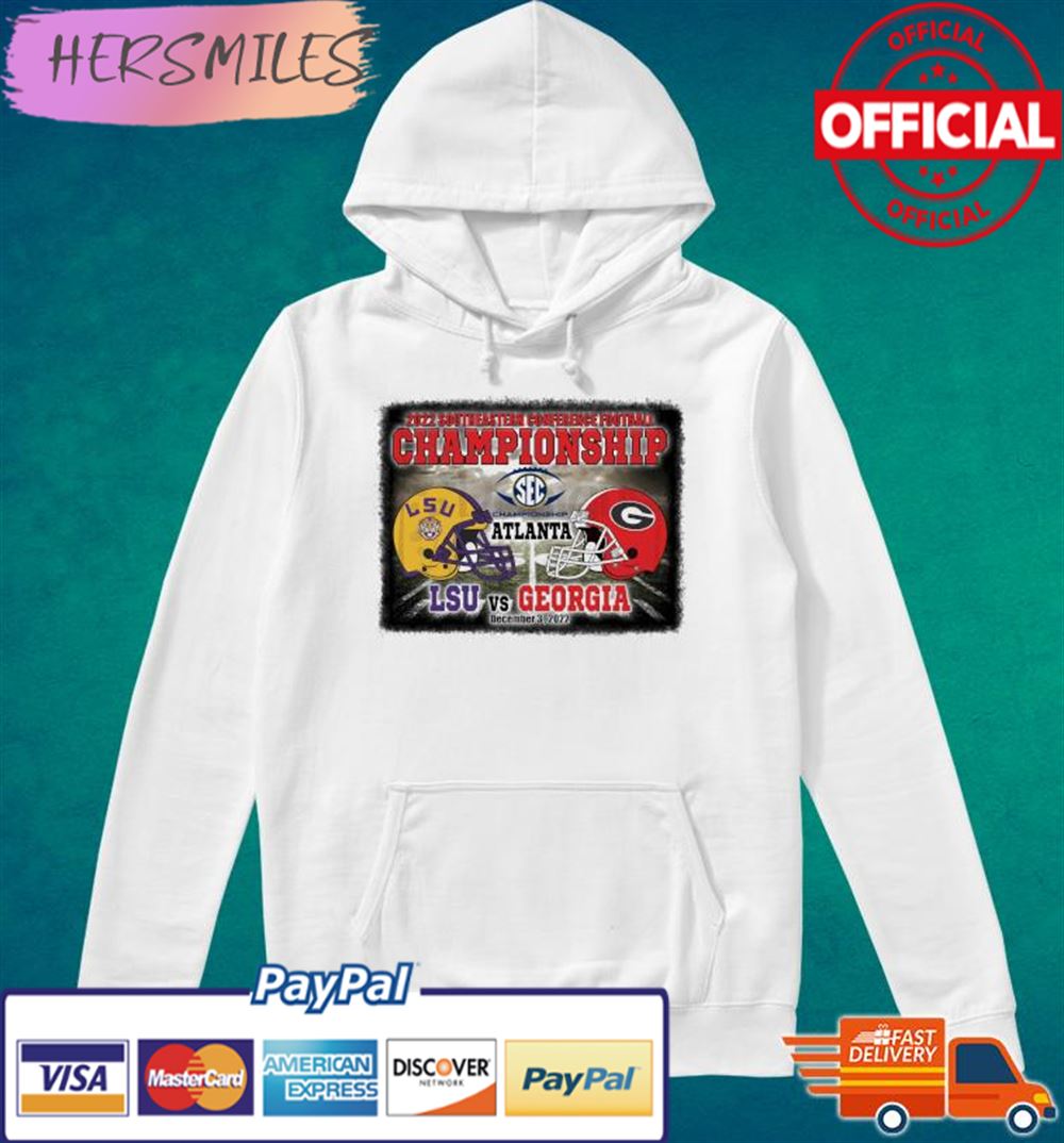 SEC Championship 2022 Georgia vs LSU Football Atlanta T-shirt