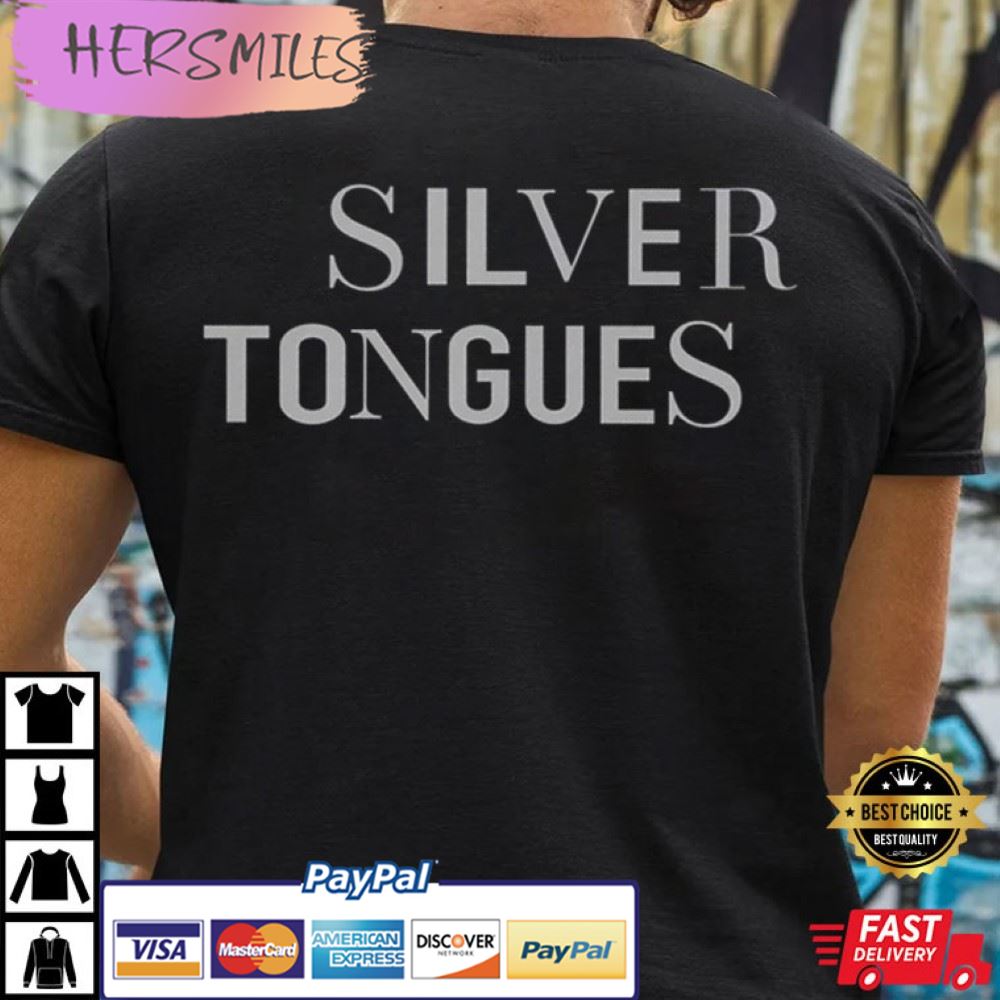Silver Tongues Louis Tomlinson Inspired Lyric T-Shirt Silver Tongues Louis Tomlinson Inspired Lyric T-Shirt