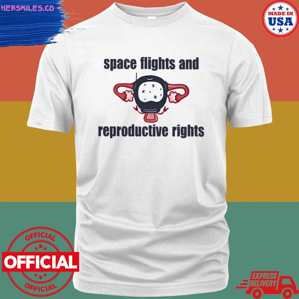 Space light and reproductive rights shirt