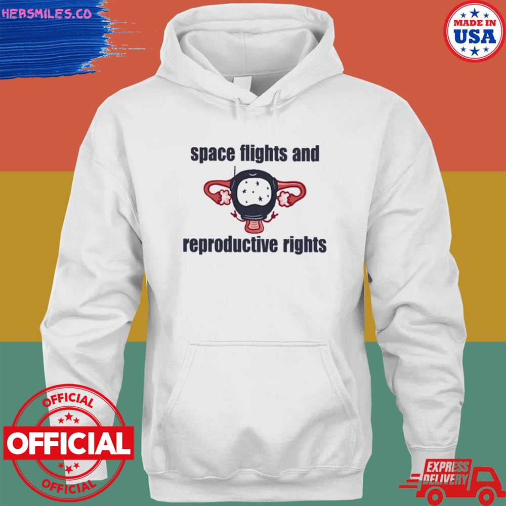 Space light and reproductive rights shirt