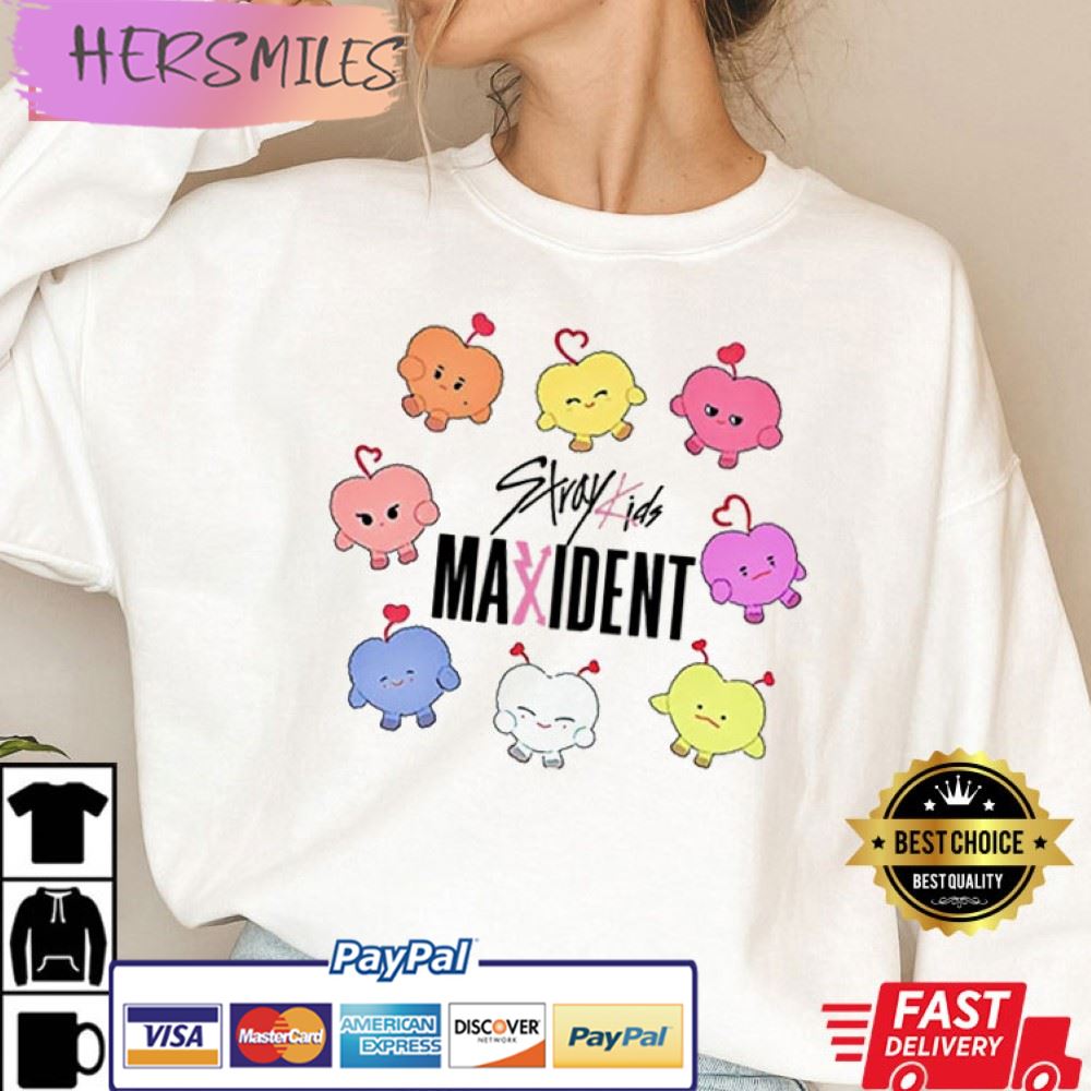 Stray Kids Maxident 8 Pipi Monsters Character Best T-Shirt Stray Kids Maxident 8 Pipi Monsters Character Best T-Shirt