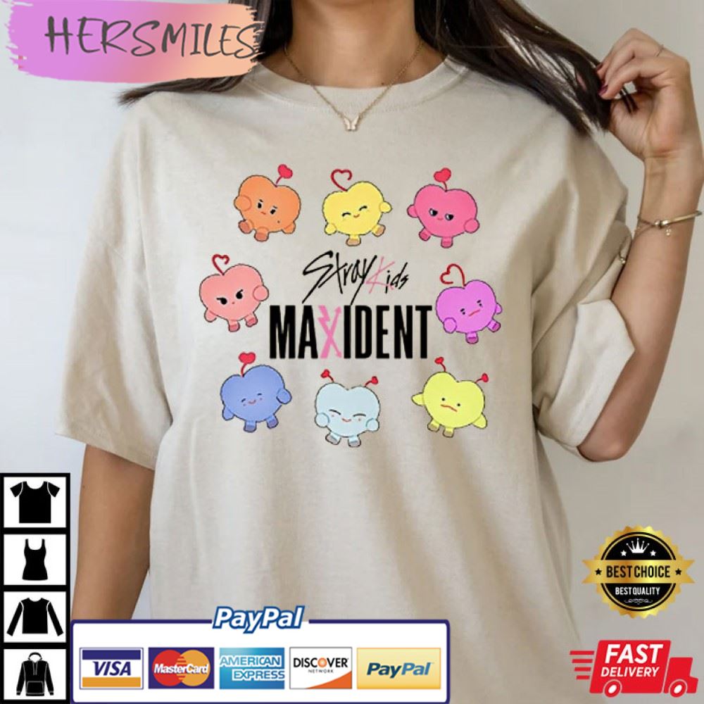 Stray Kids Maxident 8 Pipi Monsters Character Best T-Shirt Stray Kids Maxident 8 Pipi Monsters Character Best T-Shirt
