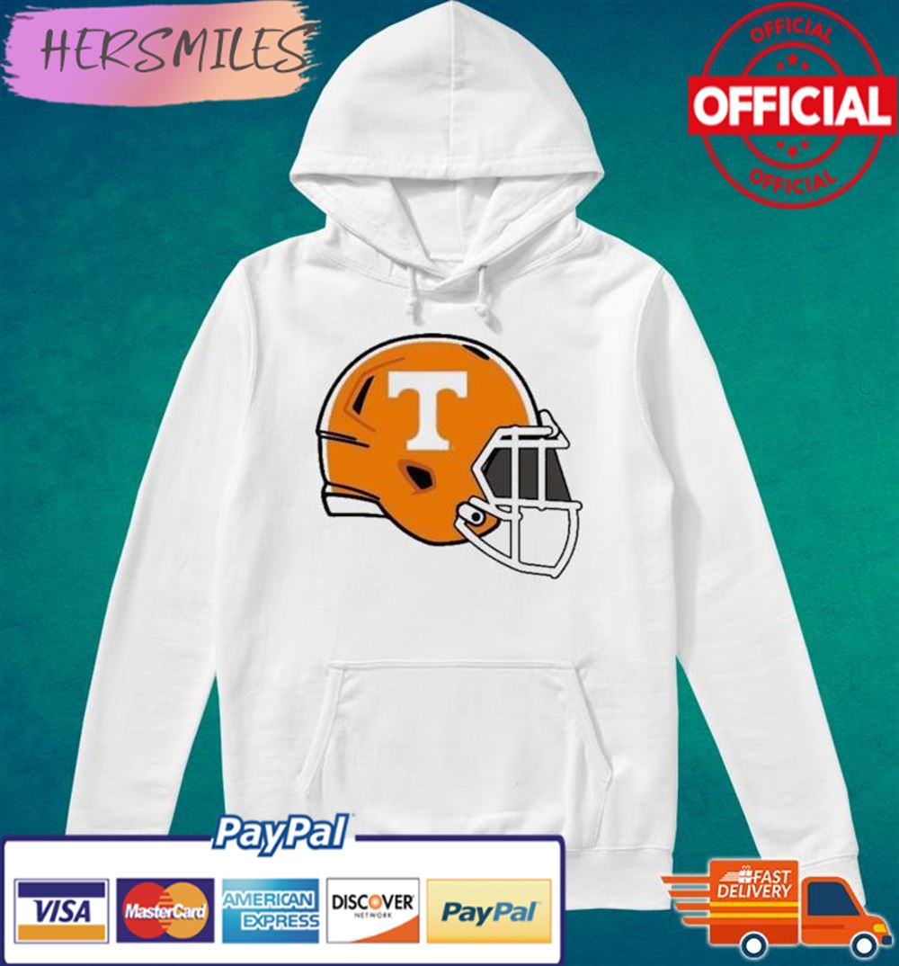 Tennessee Volunteers Orange Helmet T-shirt