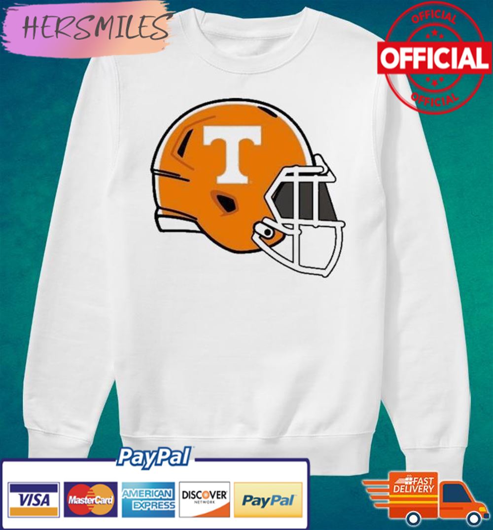 Tennessee Volunteers Orange Helmet T-shirt Tennessee Volunteers Orange Helmet T-shirt
