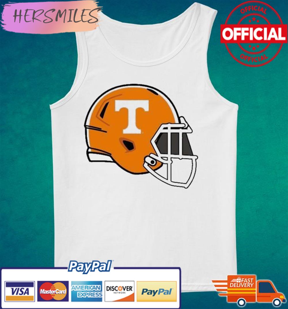 Tennessee Volunteers Orange Helmet T-shirt Tennessee Volunteers Orange Helmet T-shirt