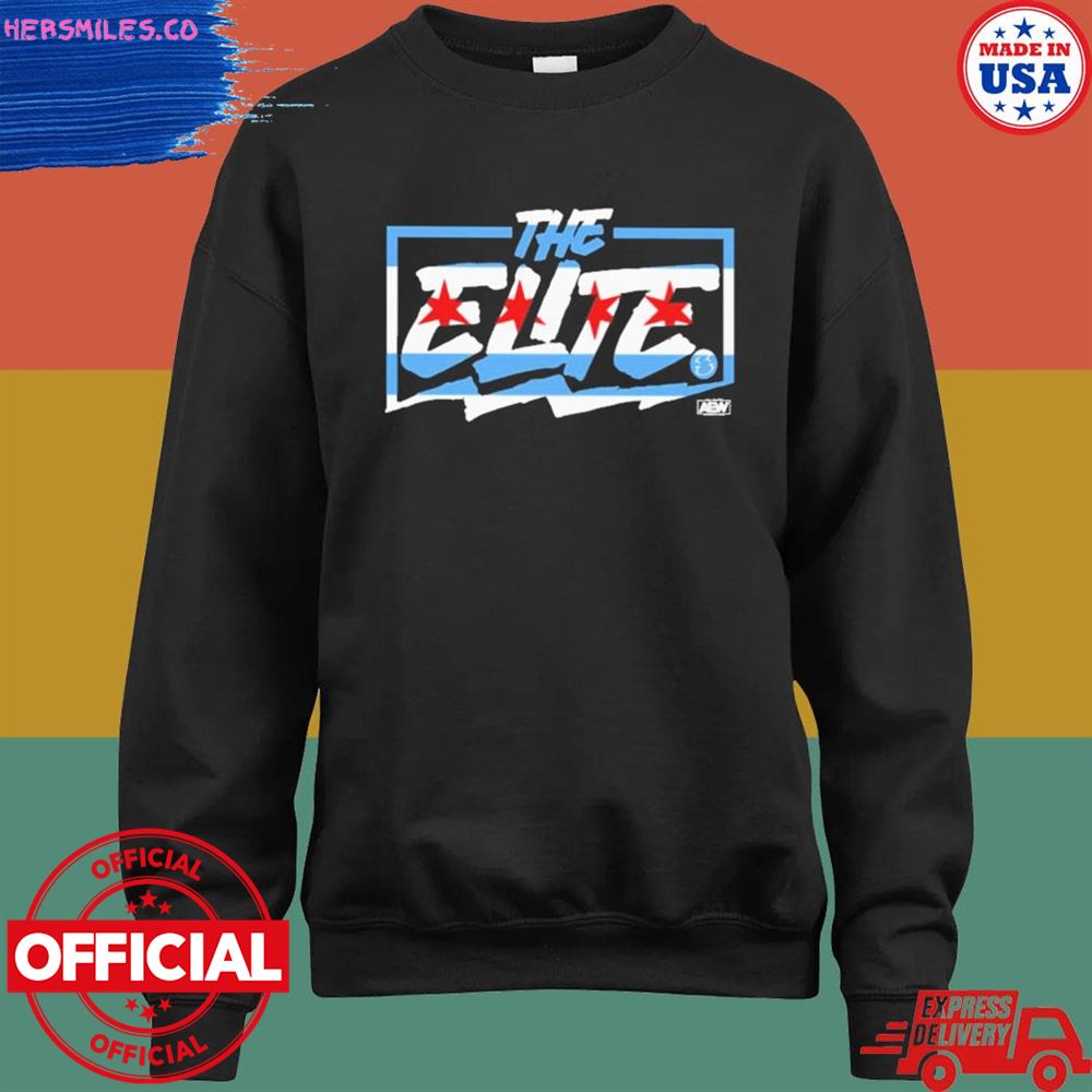 The elite chicago flag aew T-shirt The elite chicago flag aew T-shirt
