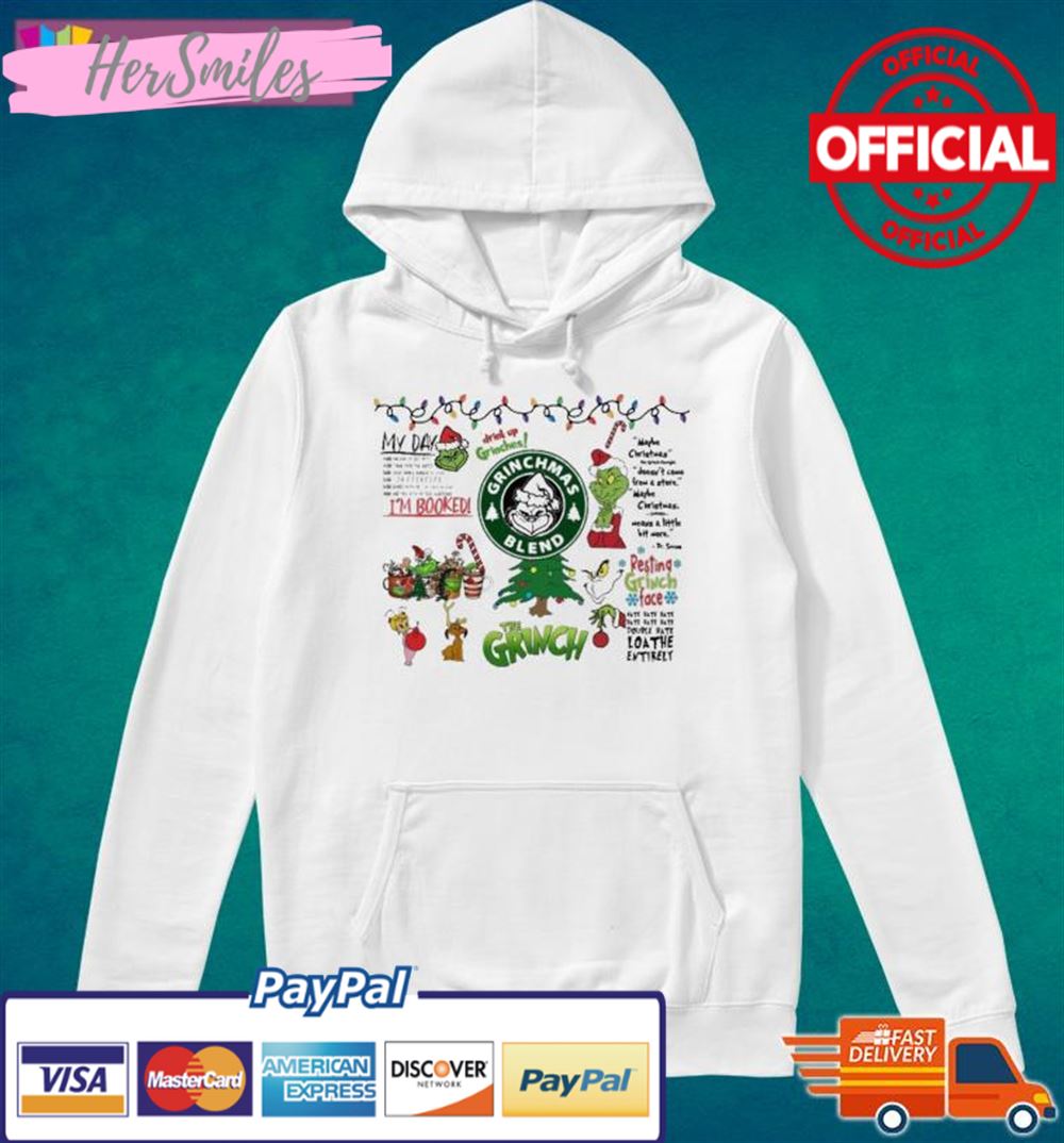 The Grinch Grinchmas Blend Christmas Collage Shirt