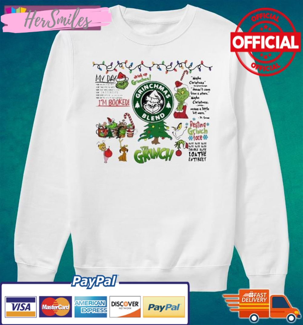 The Grinch Grinchmas Blend Christmas Collage Shirt The Grinch Grinchmas Blend Christmas Collage Shirt