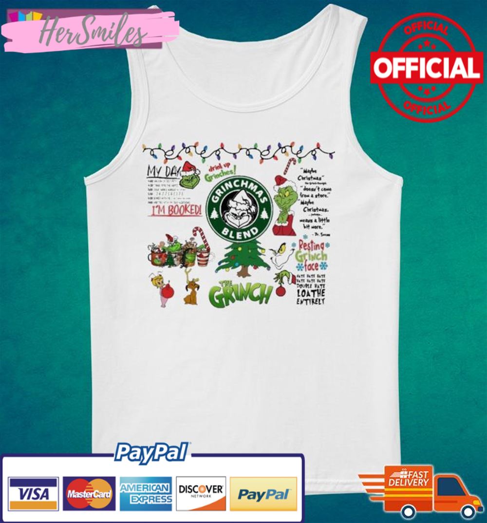 The Grinch Grinchmas Blend Christmas Collage Shirt The Grinch Grinchmas Blend Christmas Collage Shirt
