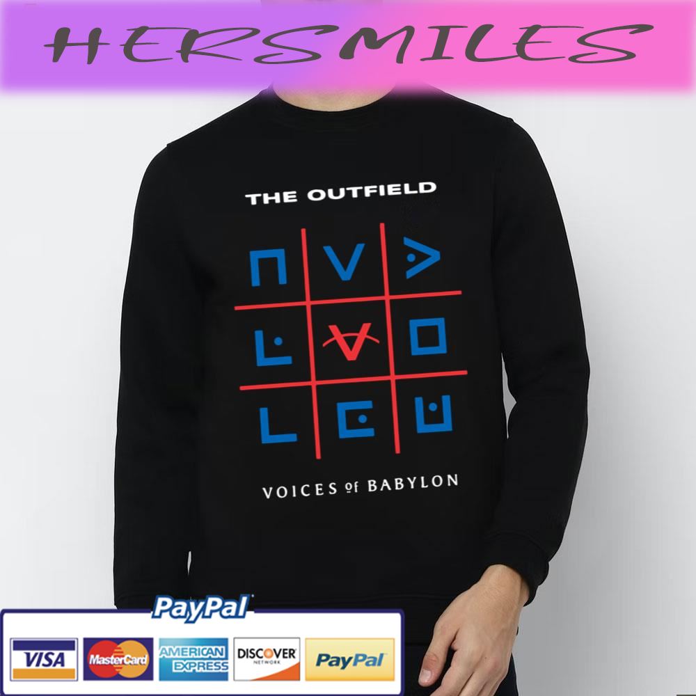 The Outfield Rock Band Voices Of Babylon Trending Unisex T-shirt The Outfield Rock Band Voices Of Babylon Trending Unisex T-shirt