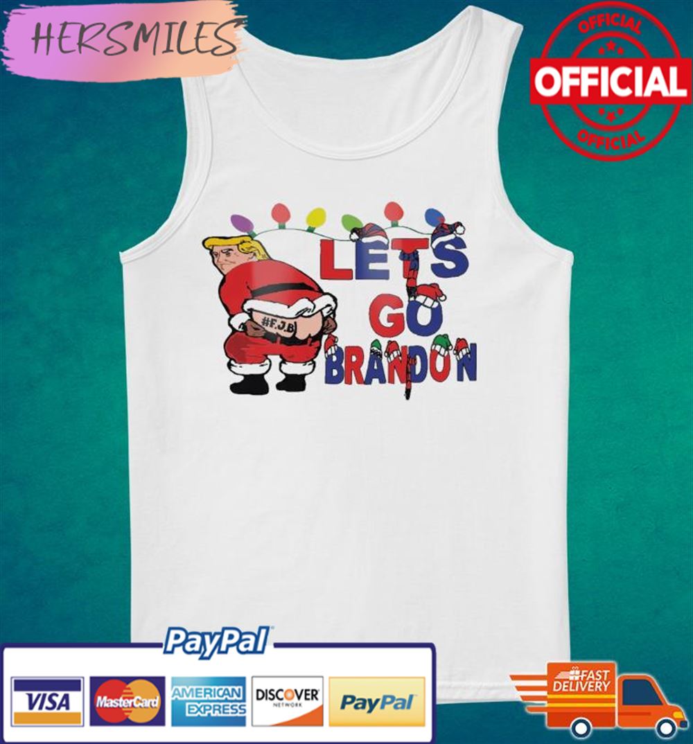 Trump Santa FJB Let's Go Brandon Merry Christmas T-shirt Trump Santa FJB Let's Go Brandon Merry Christmas T-shirt