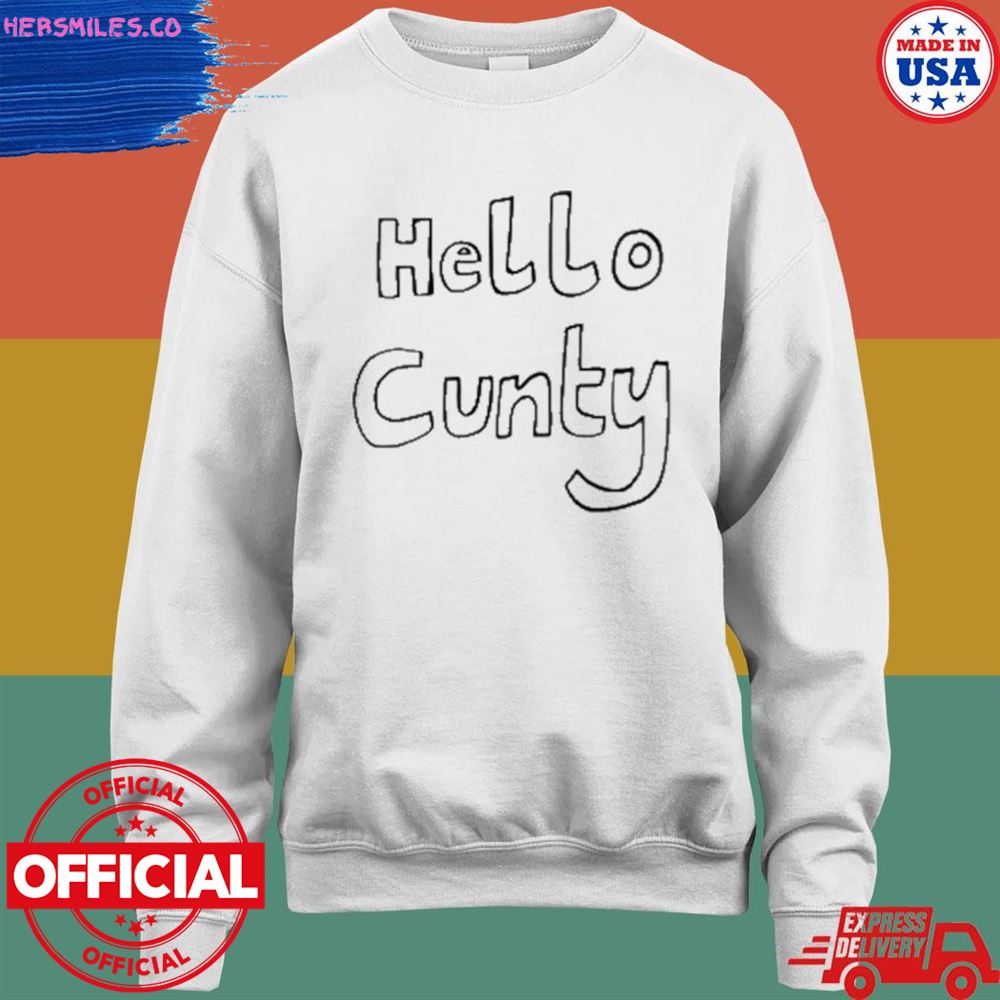 Tuppence tinseltits iiI wearing hello cunty shirt Tuppence tinseltits iiI wearing hello cunty shirt