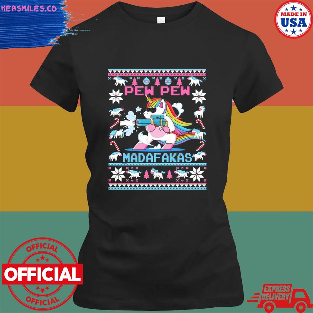 Unicorn Pew Pew Madafakas Ugly Christmas Sweater Unicorn Pew Pew Madafakas Ugly Christmas Sweater