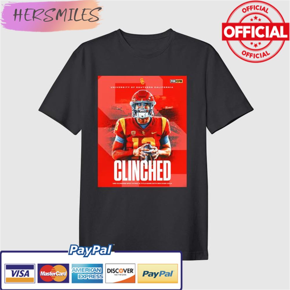 University Of Southern California Football 2022 Pac-12 Cinched T-shirt