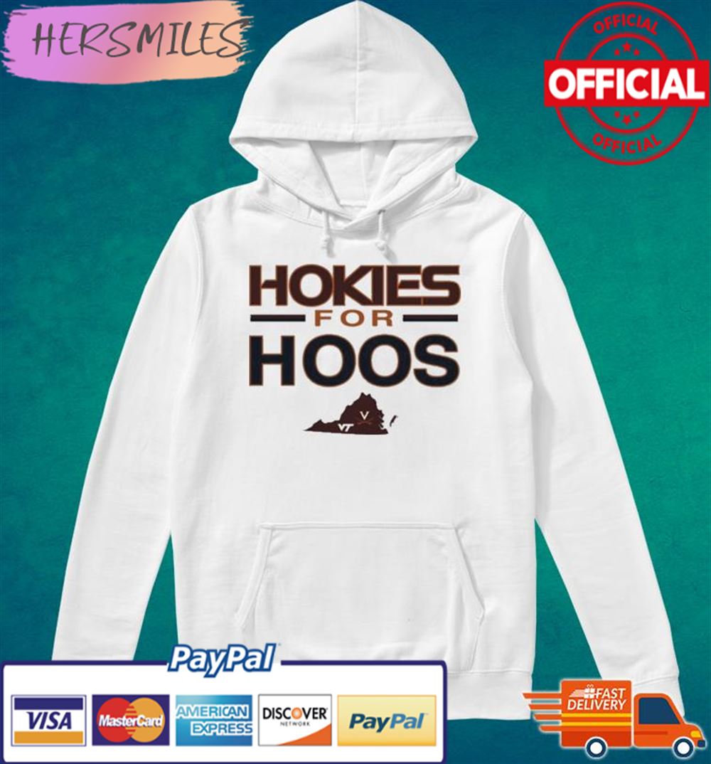 UVSstrong Hokies For Hoos Virginia Tech Basketball Logo T-shirt