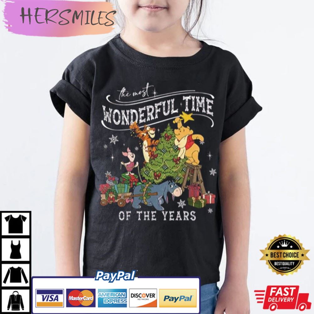 Vintage Disney Winnie The Pooh Christmas Best T-Shirt Vintage Disney Winnie The Pooh Christmas Best T-Shirt