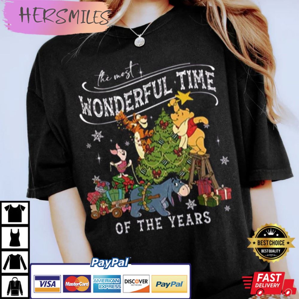 Vintage Disney Winnie The Pooh Christmas Best T-Shirt Vintage Disney Winnie The Pooh Christmas Best T-Shirt