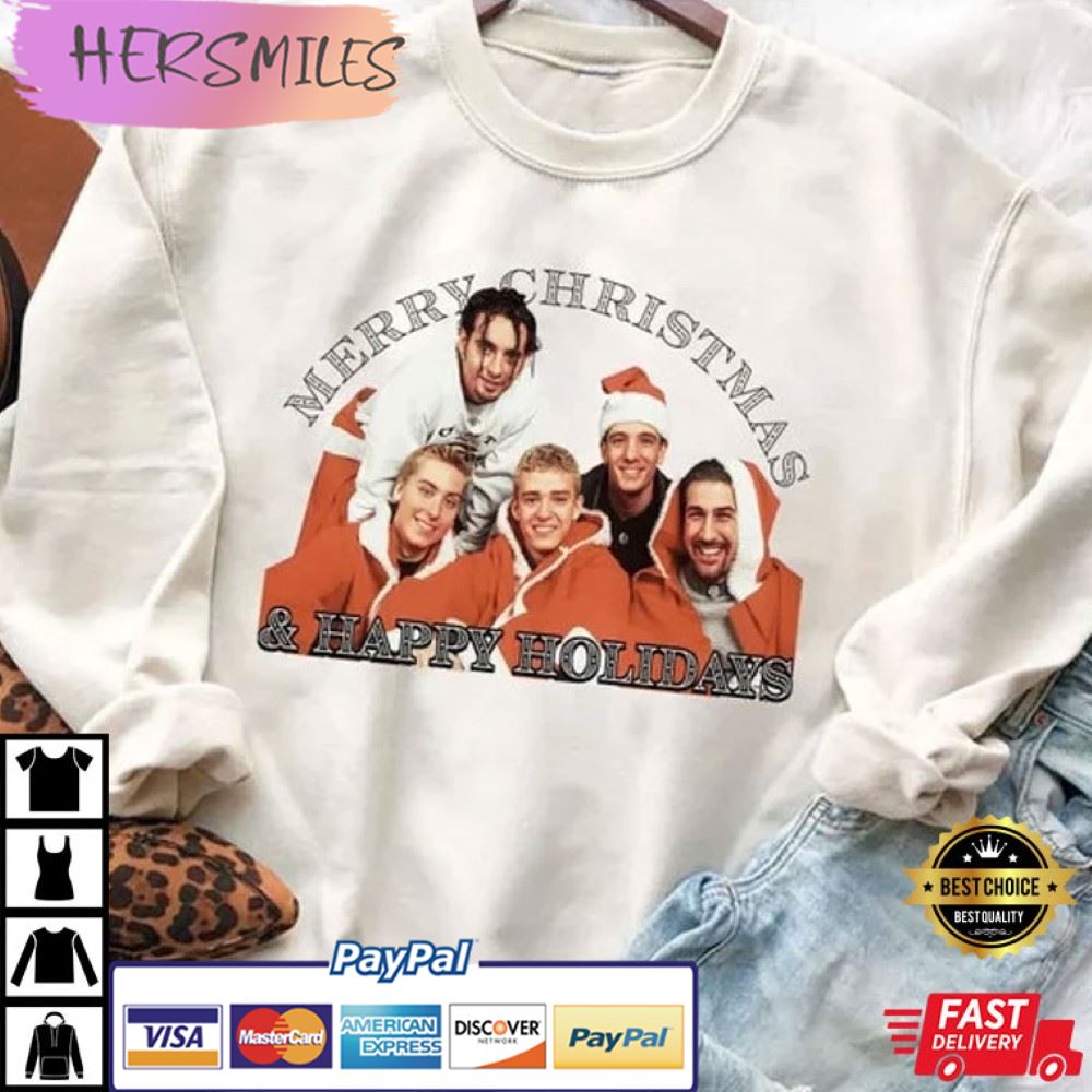 Vintage N'Sync Merry Christmas Happy Holidays Best T-Shirt Vintage N'Sync Merry Christmas Happy Holidays Best T-Shirt