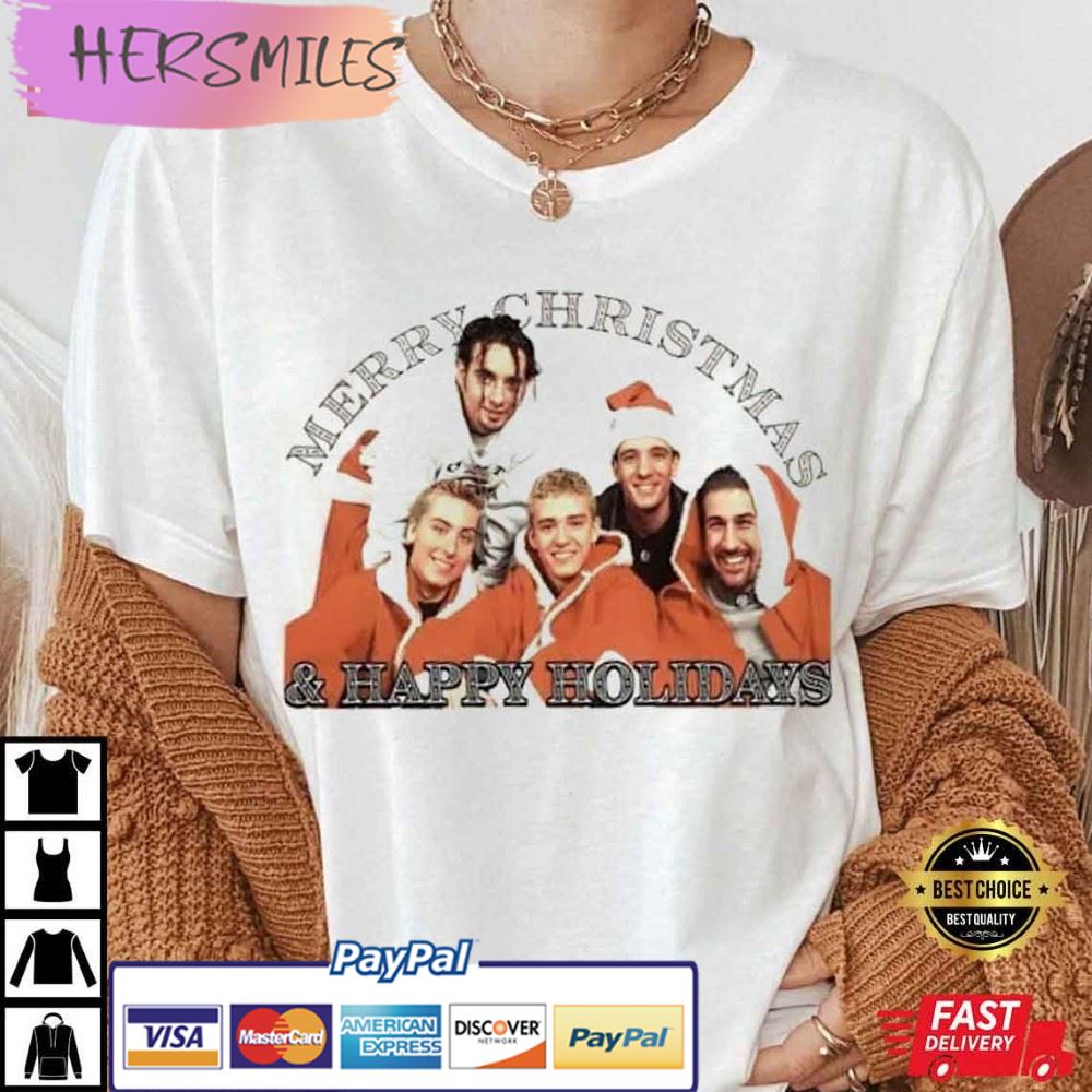 Vintage N'Sync Merry Christmas Happy Holidays Best T-Shirt Vintage N'Sync Merry Christmas Happy Holidays Best T-Shirt
