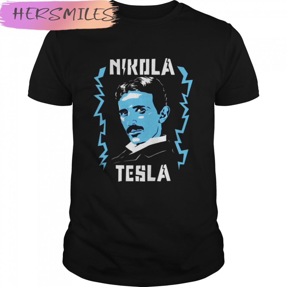 Animated Portrait Nicola Tesla The Legend T-shirt