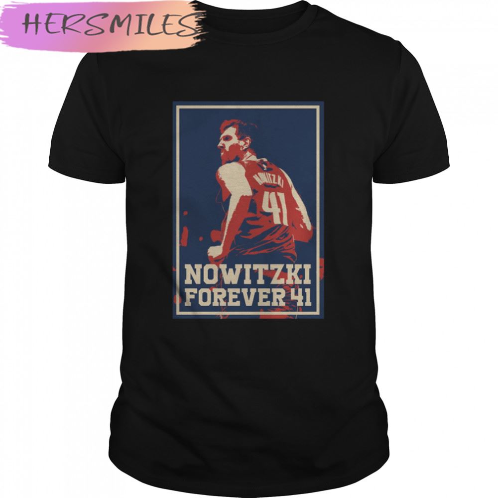 Navy Champion Dirk Nowitzki T-shirt