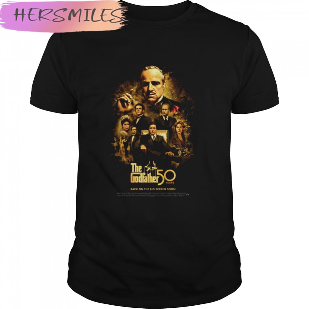 Fifty Anniversary The Godfather Characters T-shirt