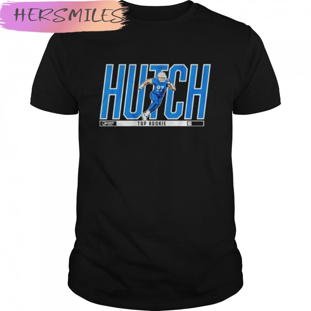 hutch 97 Aidan Hutchinson Detroit Lions Pepsi Top Rookie T-shirt