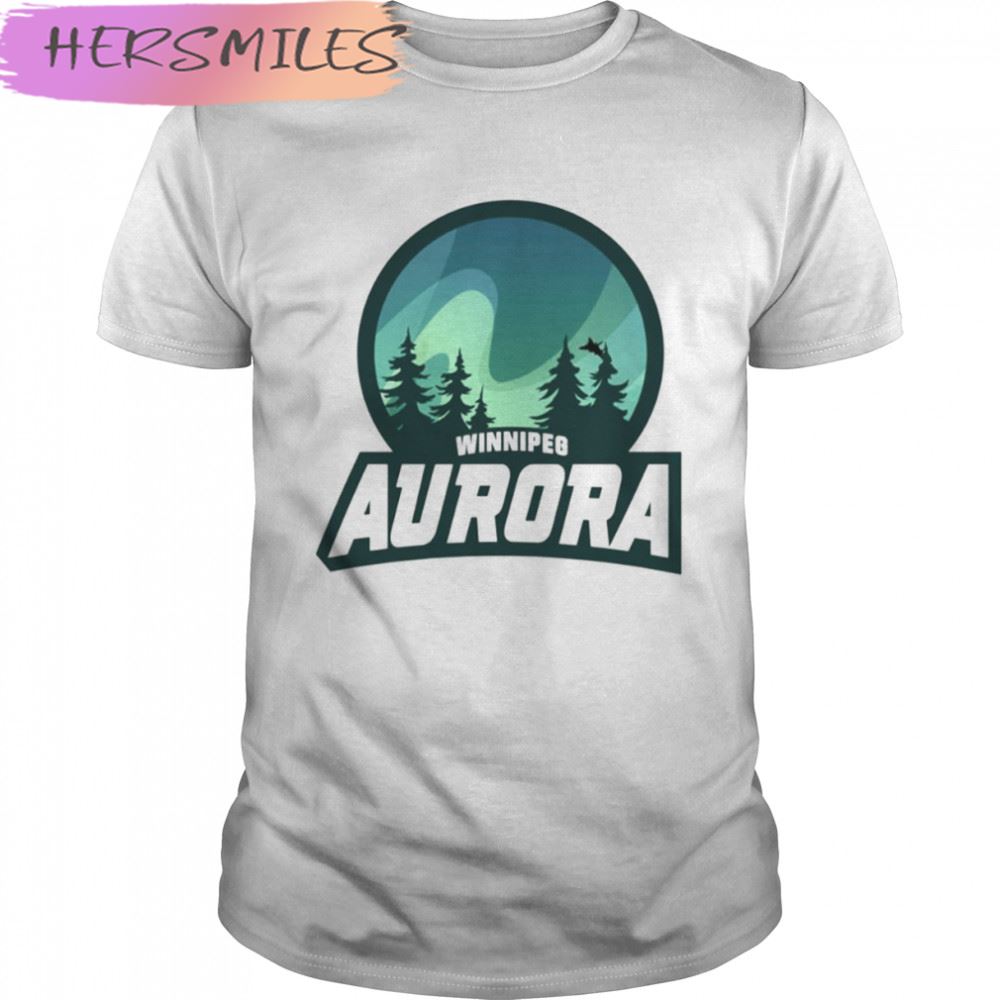 Winnipeg Aurora Alternate Simulation Hockey League T-shirt