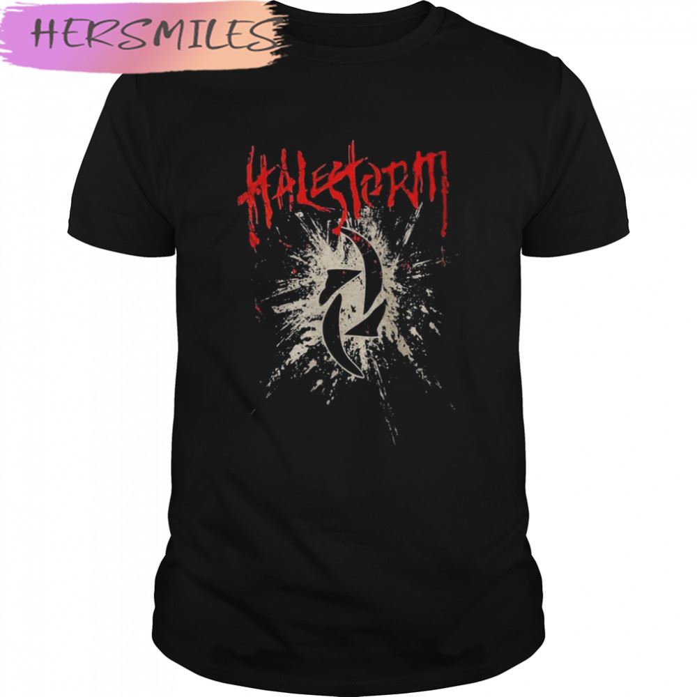 Band Rock Music Logo Halestorm T-shirt