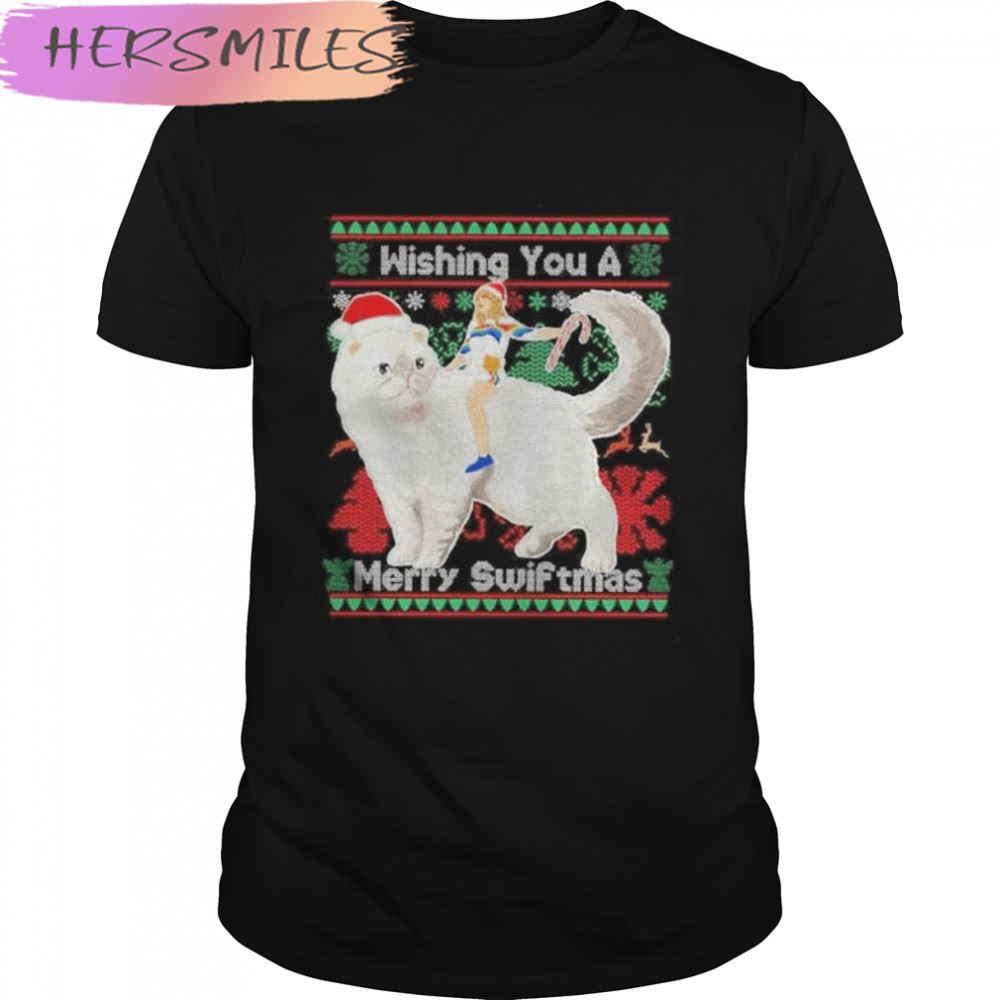 Taylor Swift Wishing You a Merry Swiftmas ugly 2022 T-shirt