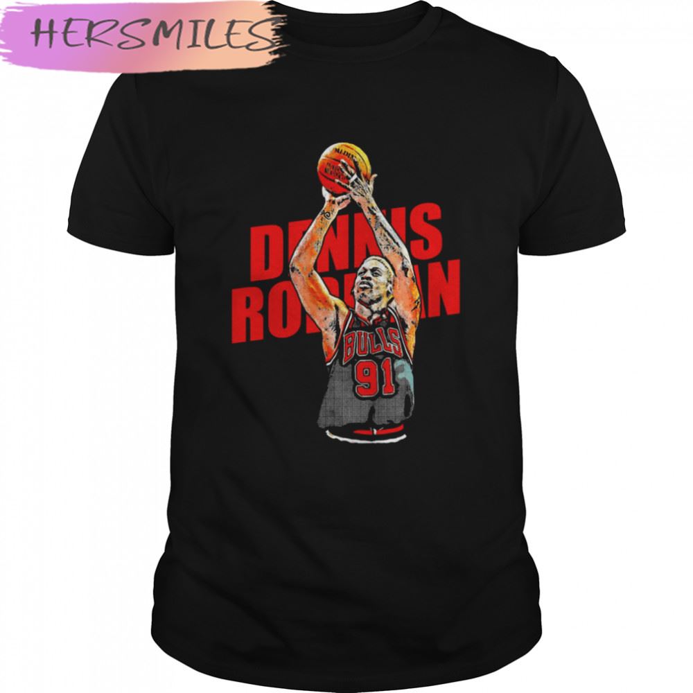 Nba Player Dennis Rodman Sport Basketball Scottie T-shirt
