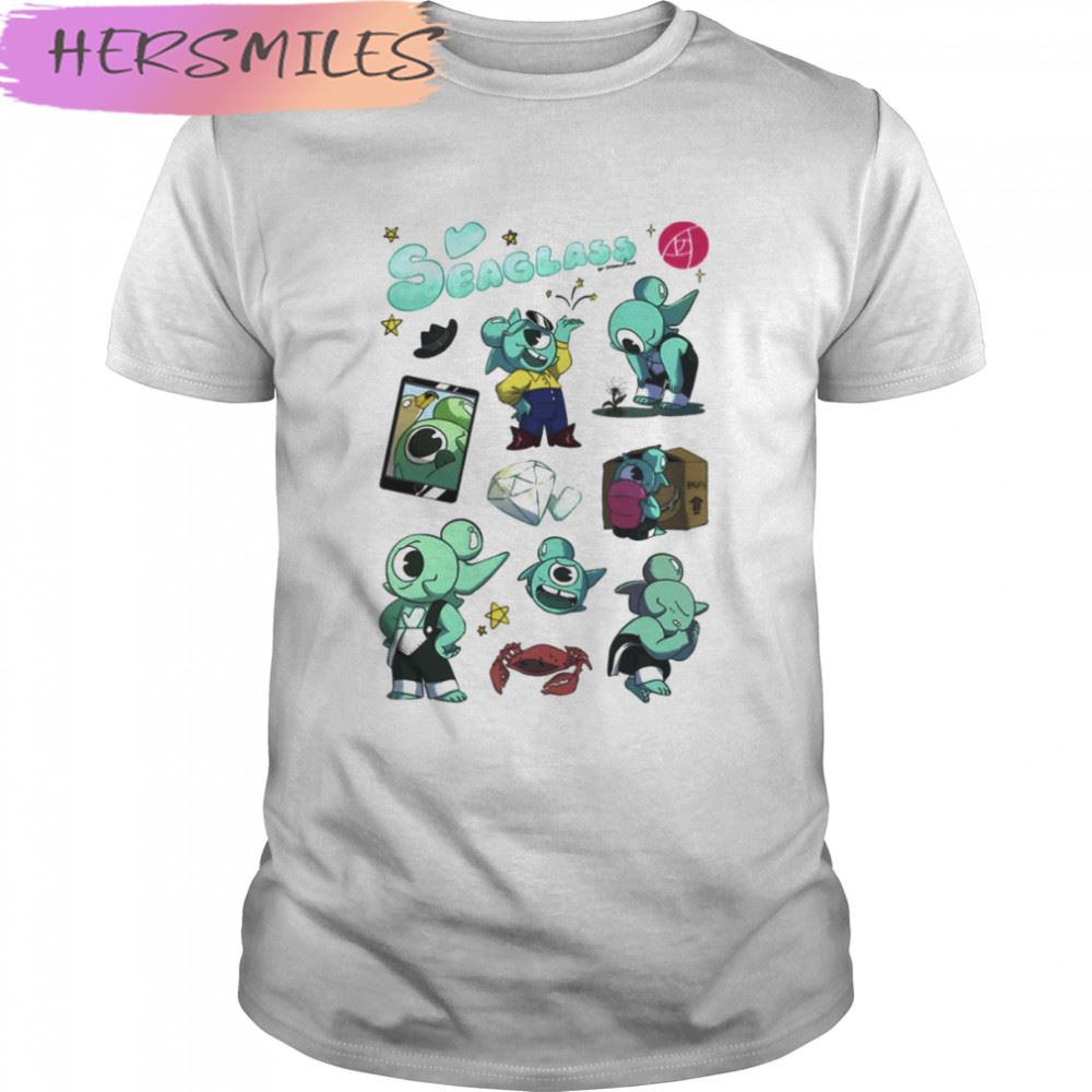 Wdau Seaglass Character T-shirt