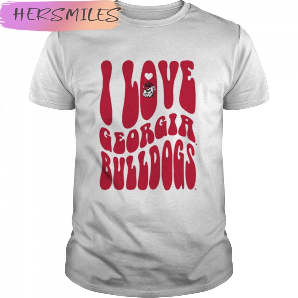 I love Georgia Bulldogs football 2022 T-shirt