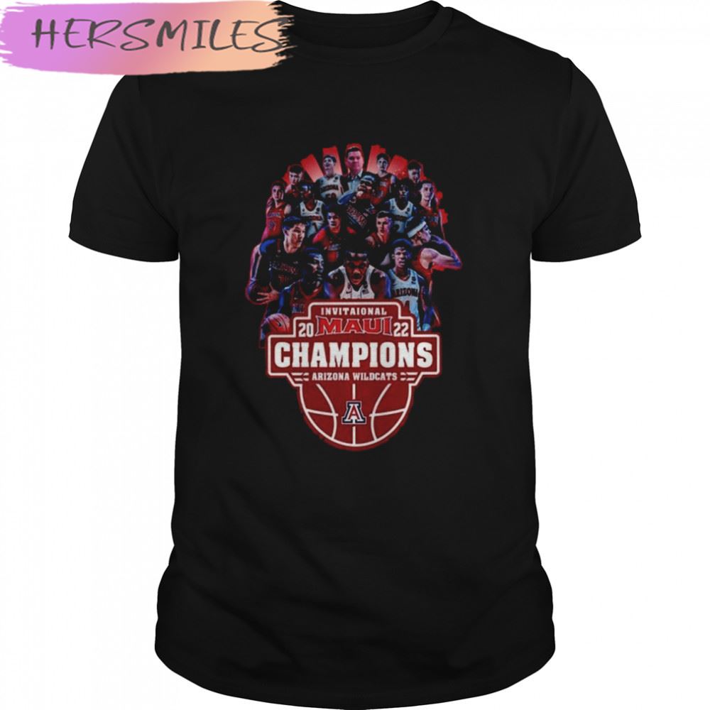 Arizona Wildcats Invitational Maui 2022 Champions T-shirt