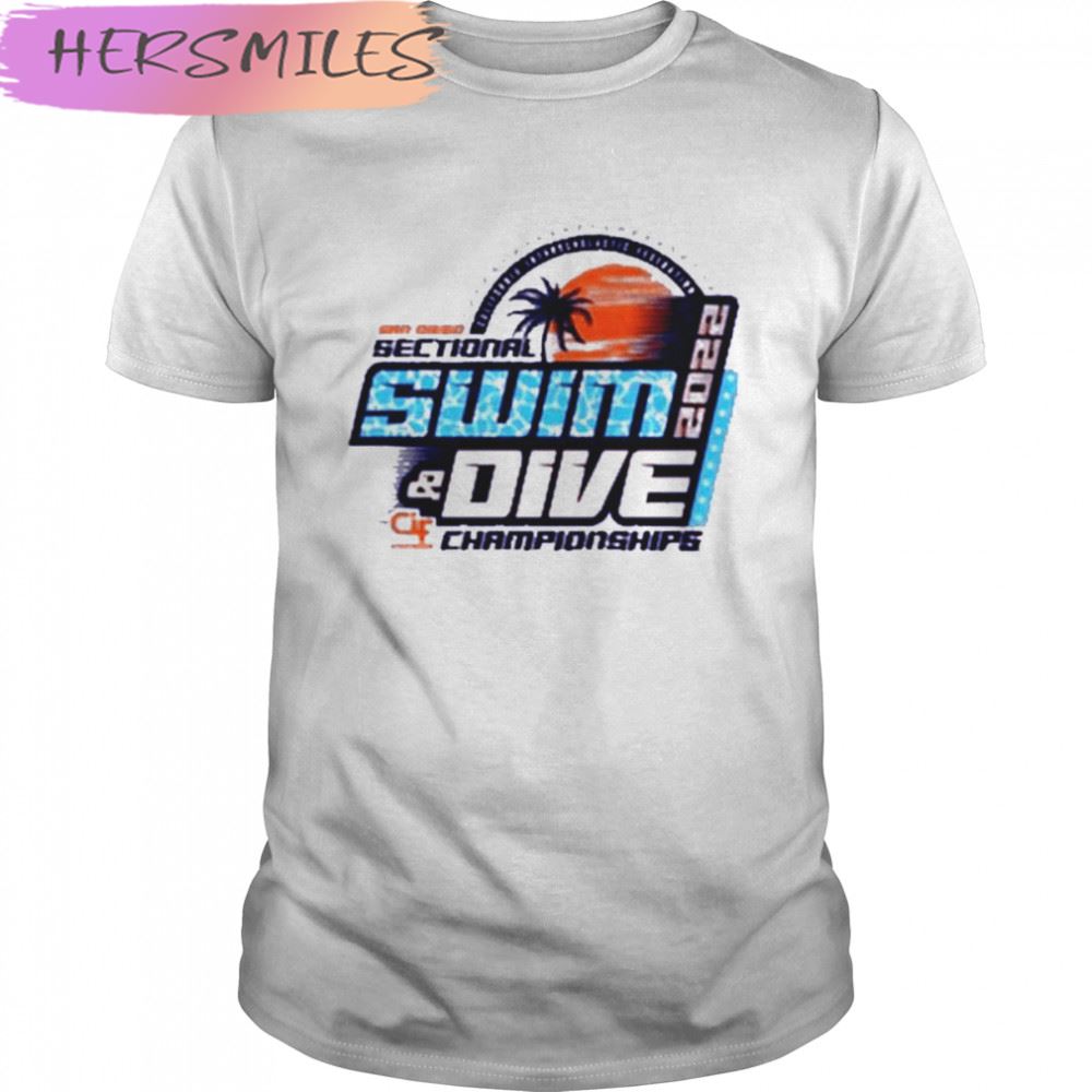 2022 cif-sds championship swim and dive T-shirt