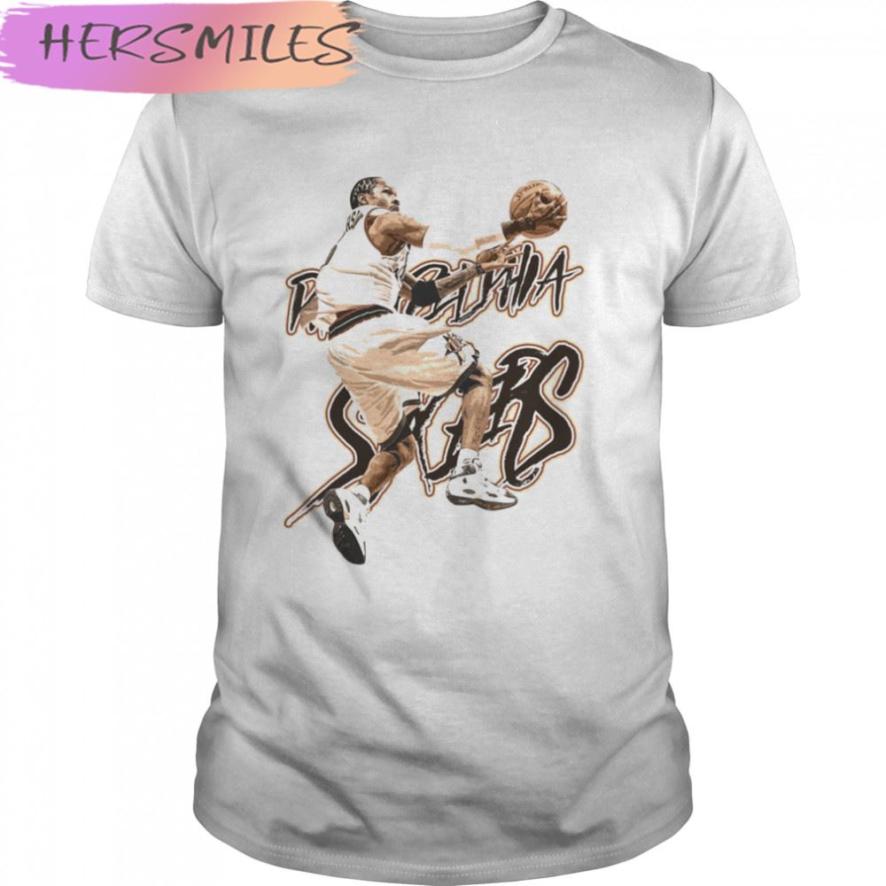 The 1 Point Allen Iverson Basketball Signature T-shirt