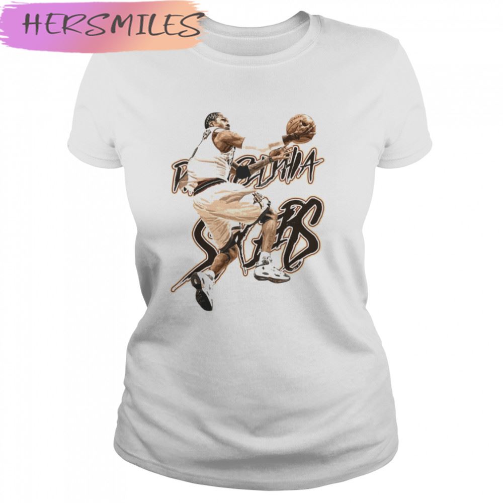 The 1 Point Allen Iverson Basketball Signature T-shirt