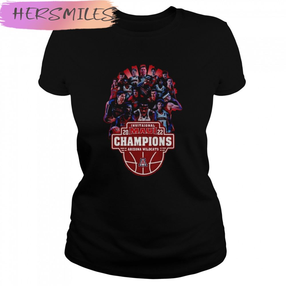 Arizona Wildcats Invitational Maui 2022 Champions T-shirt