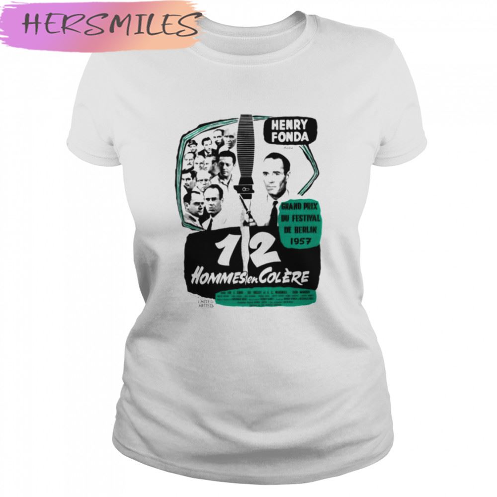 12 Angry Men French Movie Henry Fonda T-shirt