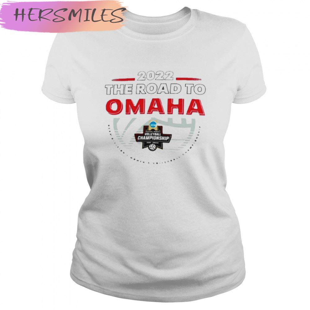 2022 The Road To Omaha NCAA Division I Women’s Volleyball Championship T-shirt