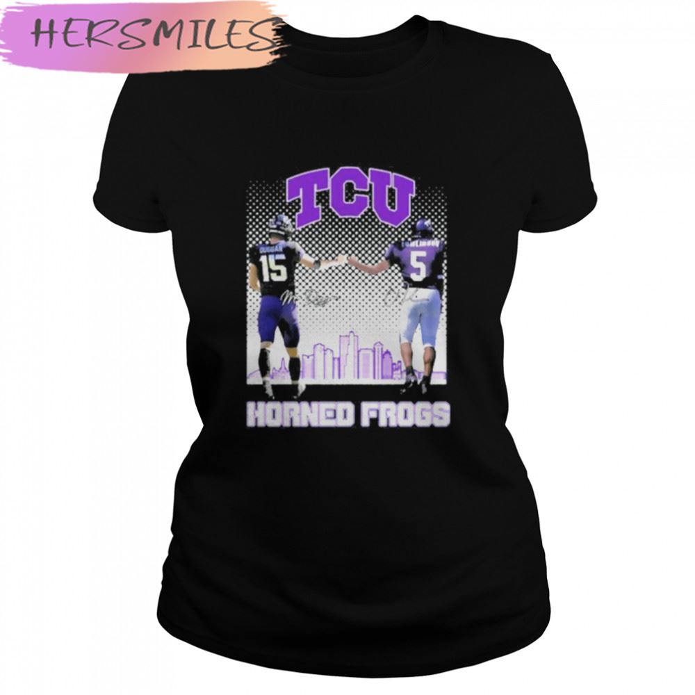 TCU Horned Frogs team Duggan and Tomlinson champions T-shirt