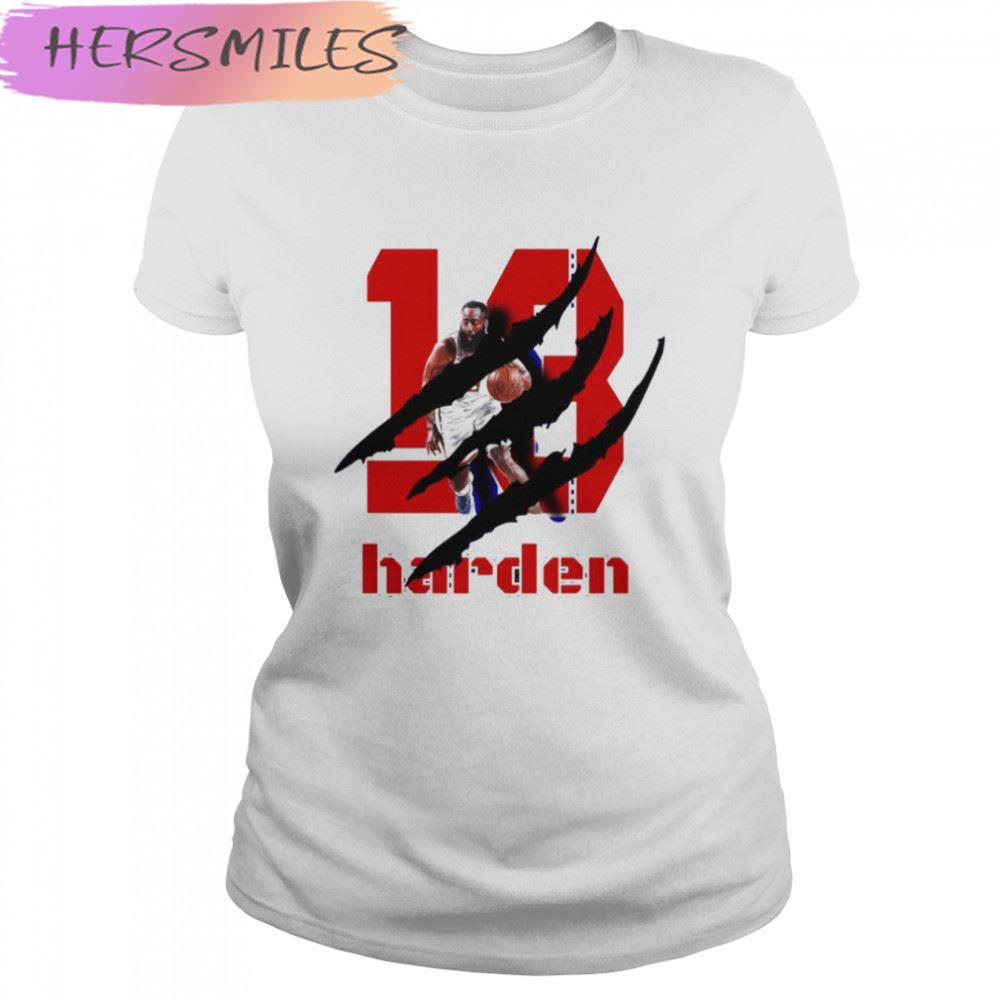 Sixers Basketball Player 13 James Harden T-shirt