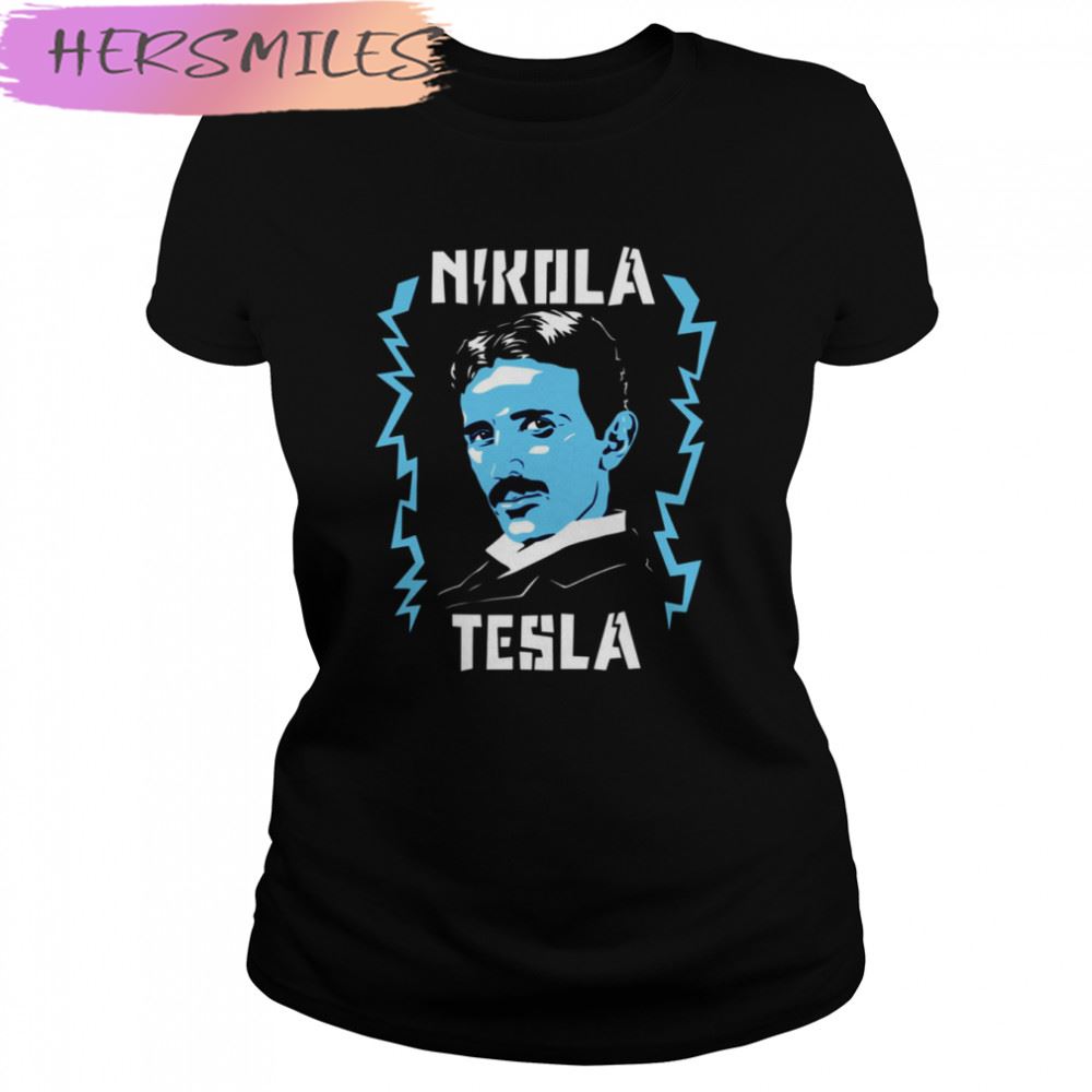 Animated Portrait Nicola Tesla The Legend T-shirt