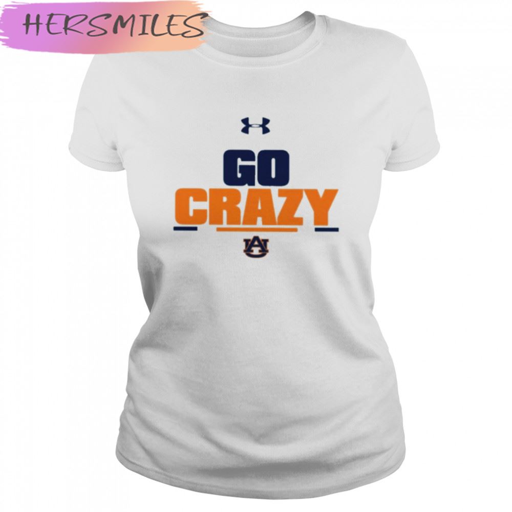 Auburn players wearing go crazy T-T-shirt