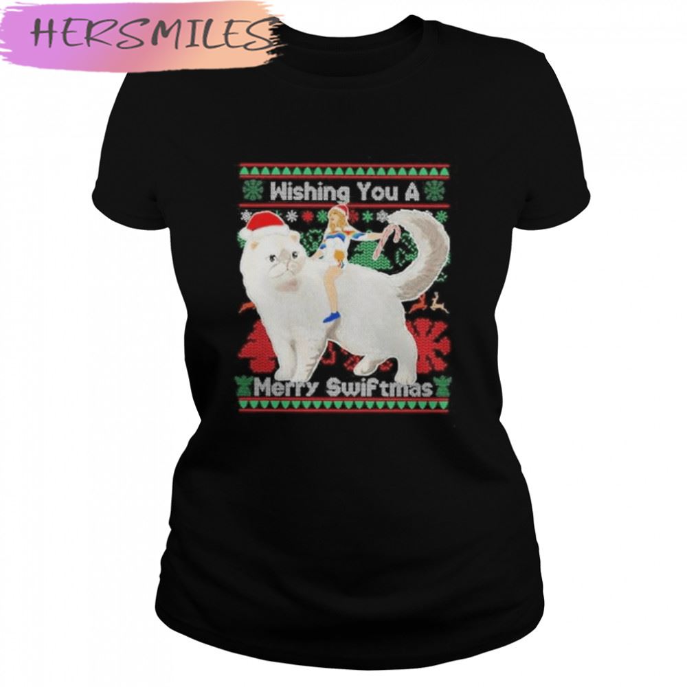 Taylor Swift Wishing You a Merry Swiftmas ugly 2022 T-shirt