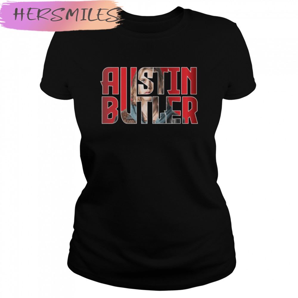 Austin Butler Logo Typographic T-shirt