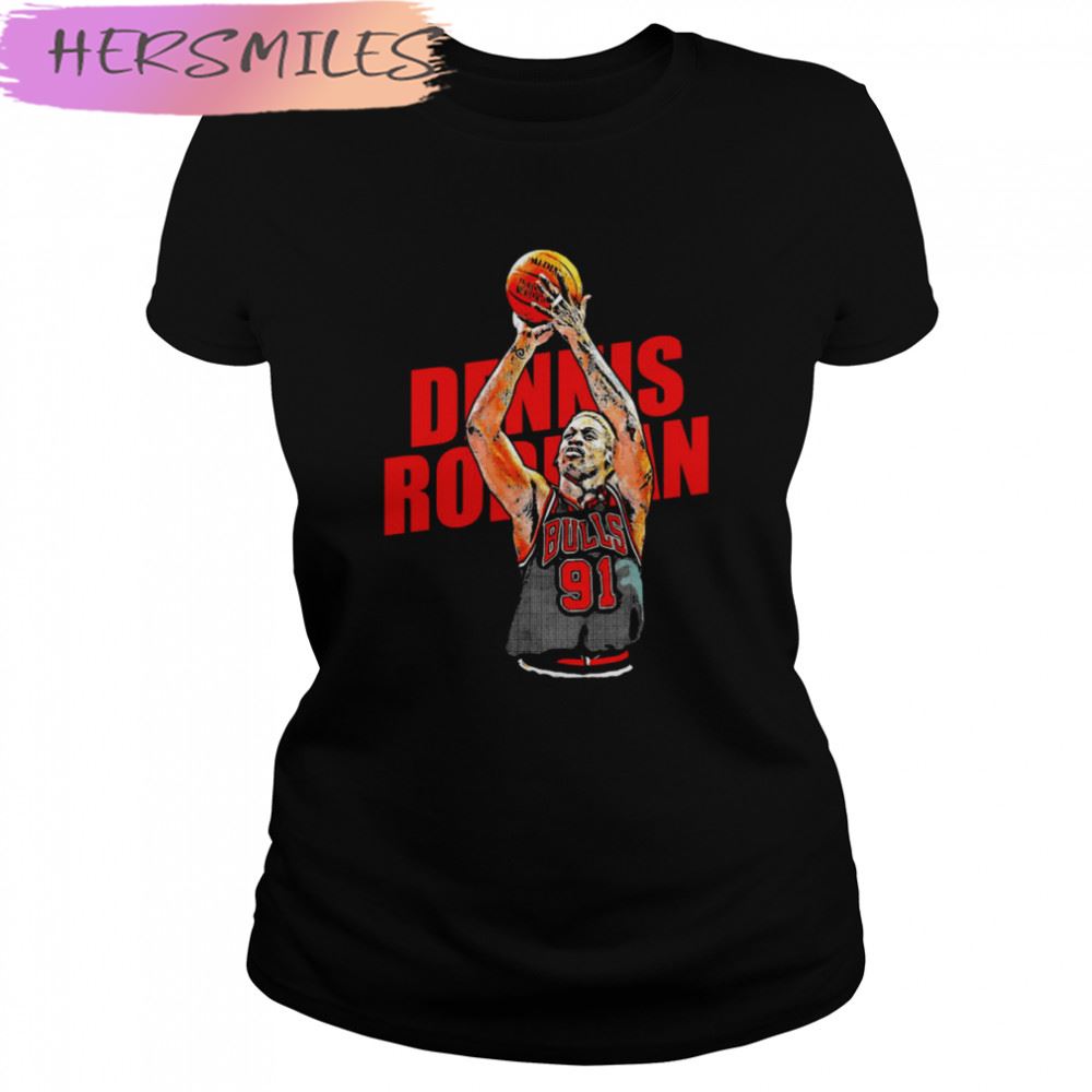 Nba Player Dennis Rodman Sport Basketball Scottie T-shirt